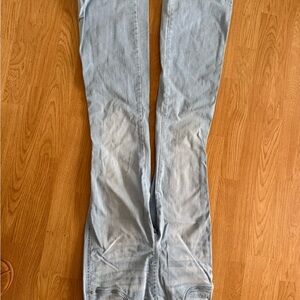 SPANX Light Blue Flare Jeans